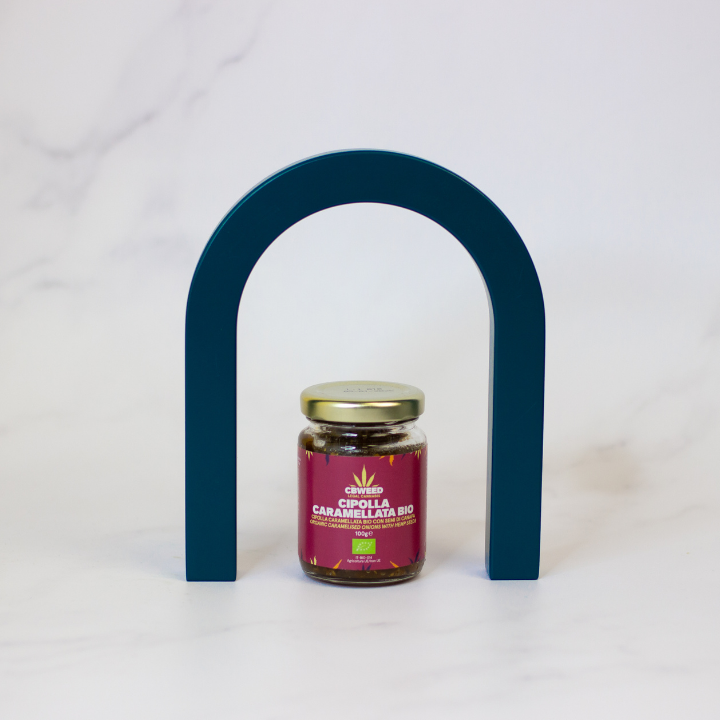 Cebola Caramelizada com Sementes de Cânhamo