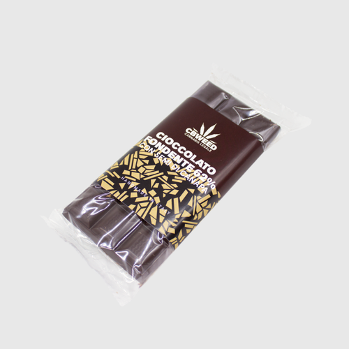 Chocolate Preto com Sementes de Cânhamo