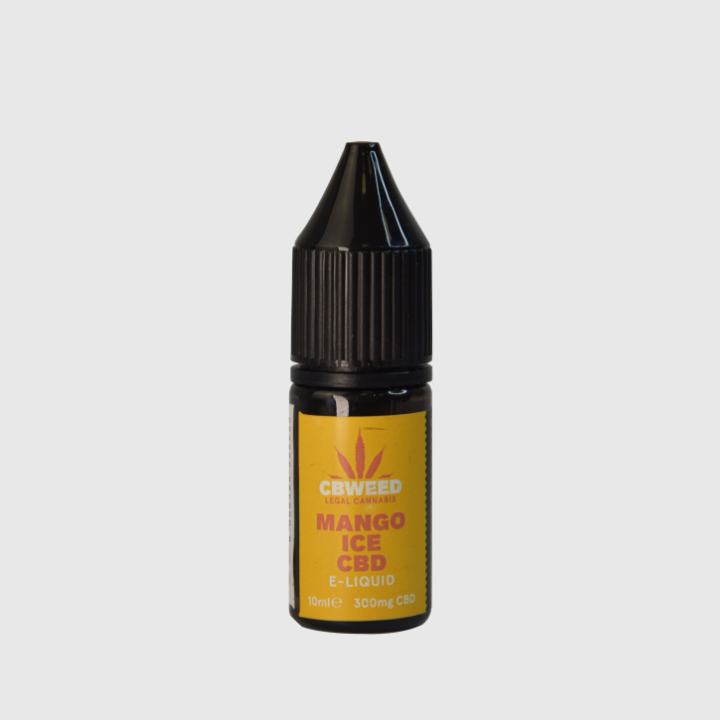 E-Liquid Mango Ice CBD 300mg para Vaporizadores Electrónicos