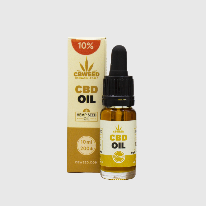 Óleo CBD 10% com Óleo de Sementes de Cânhamo