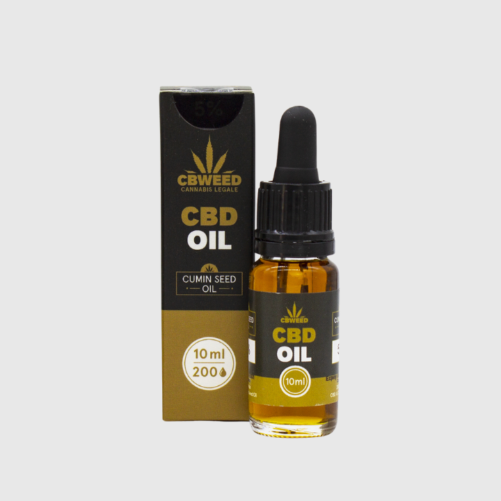 Óleo CBD 5% com Sementes de Cominho Preto