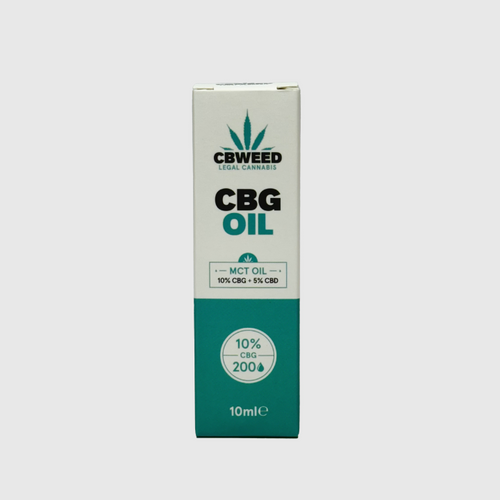 Óleo CBG 10% CBD 5% e MCT