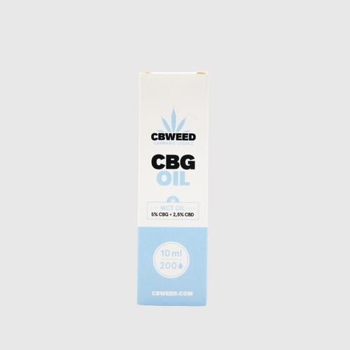 Óleo CBG 5% CBD 2,5% e MCT