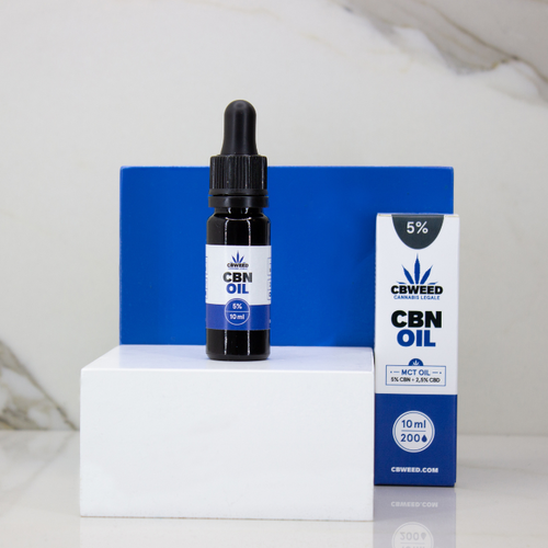 Óleo CBN 5% CBD 2,5% e MCT