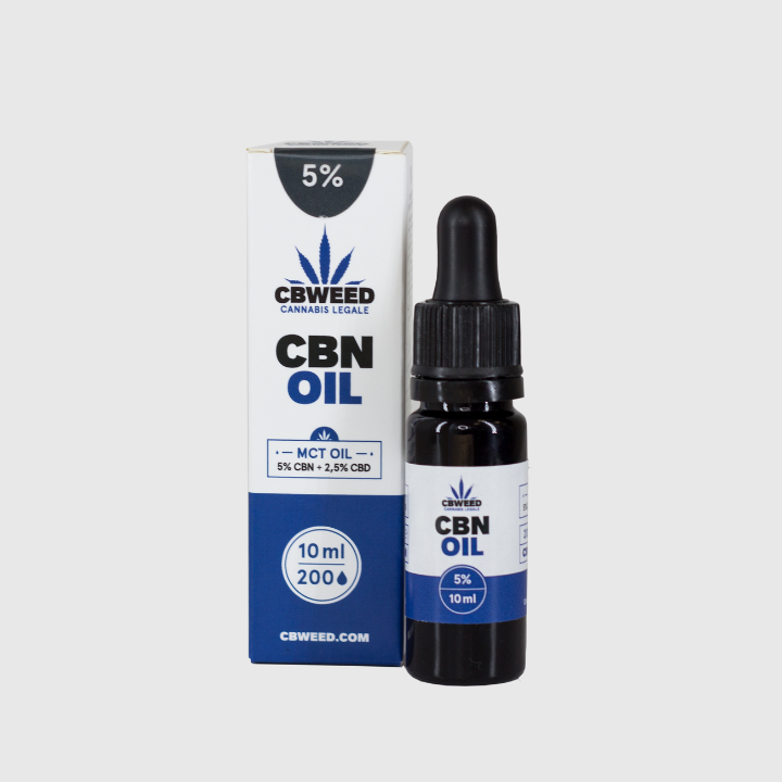 Óleo CBN 5% CBD 2,5% e MCT