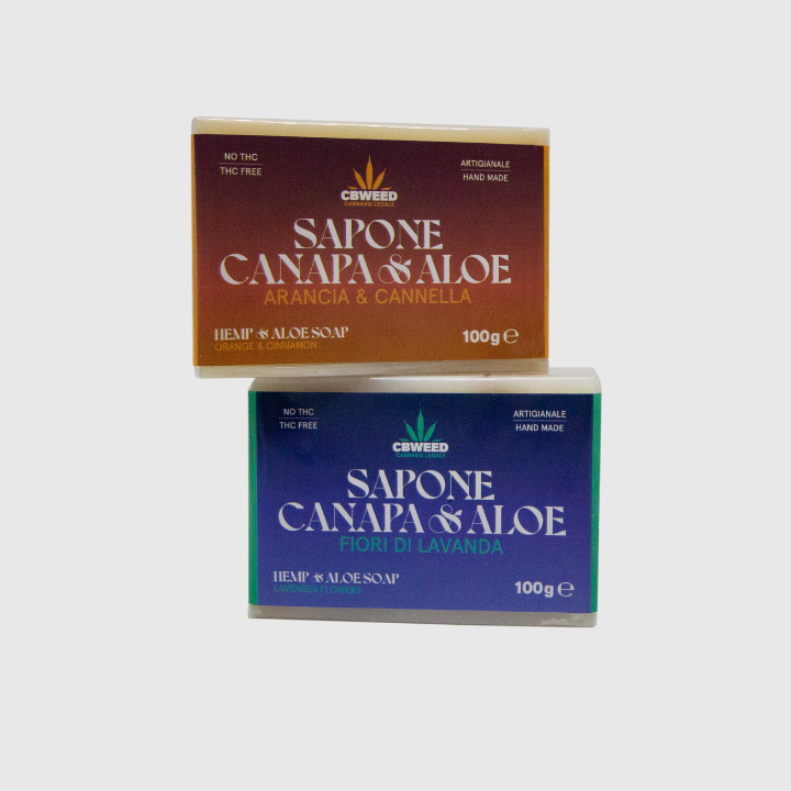 Sabonete Cânhamo & Aloe | Laranja & Canela