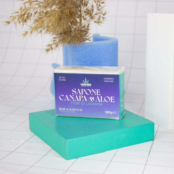 Sabonete Cânhamo & Aloe | Lavanda